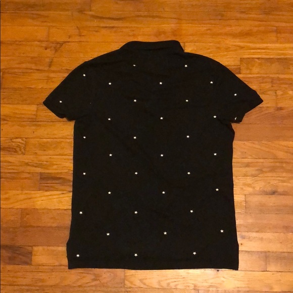 Stretch Epic Flex Hollister black polo with stars - Picture 4 of 4